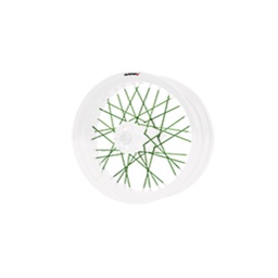 [RS-CRA-11002GN] CUBIERTA DE RAYOS DE 185MM 36 PIEZAS COLOR VERDE