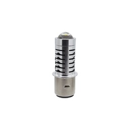 [RS-FDEL-5014BU-Y-W] FOCO DE FARO MEDIA VUELTA CON LUPA HIPER LED AMARILLO Y BLANCO CON VELA AZUL 5014 Y-W