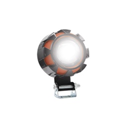 [RS-LED-13050W-R] FARO LED LUZ BLANCA REDONDO CONTORNO ROJO