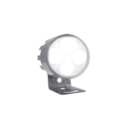 [RS-LED-13062S-W] FARO REDONDO PLATEADO 4 LED LUZ BLANCA ALTA, BAJA Y ESTROBO