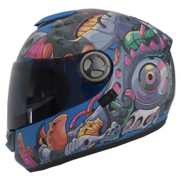 [IMDRAGPURPVS-L] CASCO IMMORTALE DRAGO VISOR SMOKE (L)