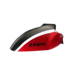 [F16010250-P] SALPICADERA DEL NEGRO ROJO D125