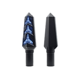 [RS-DIR-0021BU] DIRECCIONAL LED SECUENCIAL PREMIUM UNIVERSAL (AMARILLO-AZUL)