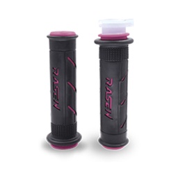 [RS-PUN-10011P] PUÑO DE CAUCHO TIPO RANURADO (ROSA)