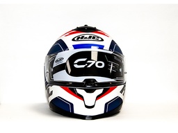 [MOTCS1586] CASCO  CERRADO HJC KORO  AZUL/BLANCO XL