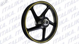 [F15030338] RIN TRAS NEGRO FILO AMARILLO