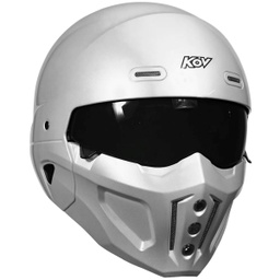 [7502305896584] KOV CASCO SPECTRUM SOLIDO BLANCO M