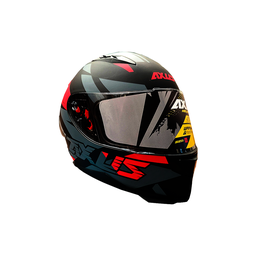 [AC1A-2019-002] CASCO PARA MOTOCICLISTA CERRADO SKY RED/GRAY L