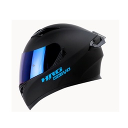 [H514EVSOAZ-L] CASCO HRO 514 EVO SOLID INTEGRAL NEGRO AZUL (L)