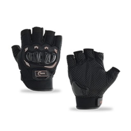 [RS-GUA-17002GR-M] GUANTE MEDIO DEDO CON PROTECCION (M, GRIS)
