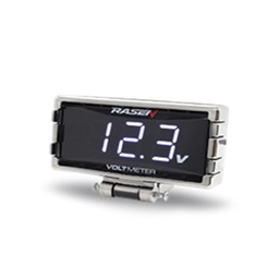 [RS-GRL-12019W] VOLTIMETRO RECTANGULAR BLANCO CON SUJECION AL ESPEJO