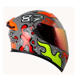[H514EVFUNJN-S] CASCO HRO 514 EVO FUNNER INTEGRAL GRIS/NARANJA (S)