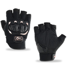 [RS-GUA-17002W-XL] GUANTE MEDIO DEDO CON PROTECCION COLOR BLANCO EXTRA GRANDE