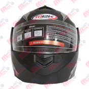 [AC1B-J105-001] CASCO ABATIBLE NEGRO MATTE