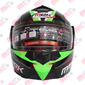 [AC1B-J101-001] CASCO ABATIBLE NEGRO/VERDE MEK-159