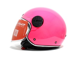 [7102-1632] CASCO ABIERTO LS2 SPHERE LUX SOLID S ROSA FLUO OF558