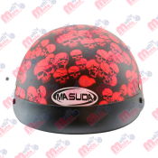 [CAS-7101-1113] CASCO ABS P/MOTO CHOPER MSD-150 NEGRO MATE