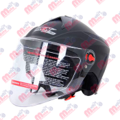 [CAS-7101-1043] CASCO CACHUCHA ABS ALTO IMPACTO C/MICA MSD-309 NEGRO MATE