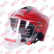 [CAS-7101-1040] CASCO CACHUCHA ABS ALTO IMPACTO C/MICA MSD-309 ROJO
