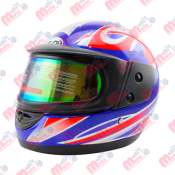 [CAS-7101-1311] CASCO CERRADO BLD-823 AZUL DOBLE MICA