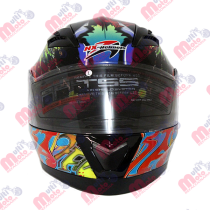 [CS822FEATL] CASCO CERRADO C/GAFA GRAFICO FEATHER L