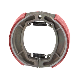 [3000109] ZAPATAS FRENO TRASERO MODELO WS150, GSC175, GTS175, TRN175, TRN150, WS175, RT 200, DS 125, DS 150, MODENA150, XS150, DM125  Color Rojo