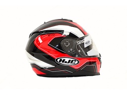 [MOTCS1393] CASCO CERRADO HJC C70 LIANTO ROJO/NEG L