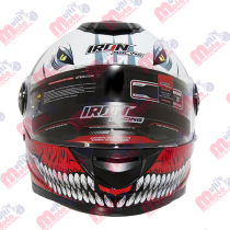 [CAS-7101-5002A] CASCO CERRADO IRON RACING DOT IR-65 BIRDMAN ROJO TALLA S.