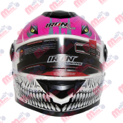 [CAS-7101-5003A] CASCO CERRADO IRON RACING DOT IR-65 BIRDMAN ROSA TALLA S.