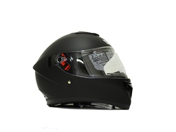 [7103-3341] CASCO CERRADO R7 RACING DOMINATE DOT L NEGRO MATE