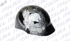 [ACCCASCORCDR] CASCO CORTO CON DOT CALAVERA ACCESORIOS
