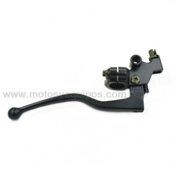 [1308-1050] MANIJA FRENO DELAN TIPO UNIVERSAL CON SOPORTE (NEGRO) PROMOT