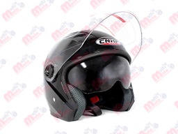 [AC1C-B500-500-R] Casco Half Face double Visor MEK