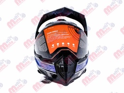 [CAS-7101-1651B] CASCO CROSS IRON RACING-K13 DOT AZUL M