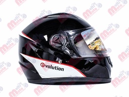 [MOTCS1163] CASCO EVOLUTION CERRADO E-111 NEGRO L