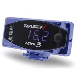 [RS-GRL-12022BU] VOLTIMETRO RECTANGULAR CON RELOJ COLOR AZUL