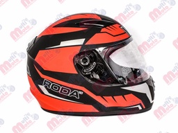 [80-2536-001] CASCO RODA ASTEROID PRO ROJO/NGO MATE GENESIS G
