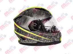 [80-2716-001] CASCO RODA SUPER STAR PRO GRIS/AMA NEON MATE GAMMA G CERRADO