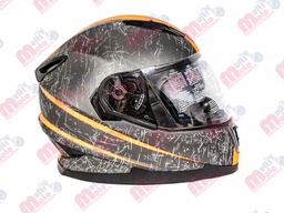 [80-2718-001] CASCO RODA SUPER STAR PRO GRIS/NAR NEON MATE GAMMA G CERRADO
