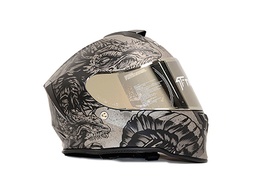[0723707870256] CASCO TAFF KROON DRAKO NEGRO XL
