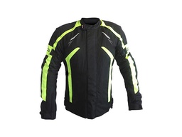 [7302-1715] CHAMARRA DEPORTIVA R7 RACING L NGO/AMA FLUO R7-0922 TEXTIL