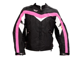 [7302-1862] CHAMARRA DEPORTIVA R7 RACING L NGO/ROS R7-409 TEXTIL P/DAMA