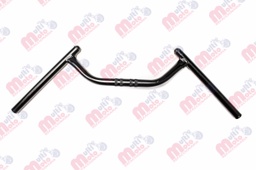 [02-MURNE-R] MANUBRIO TIPO MURCIELAGO UNIVERSAL TUBO 7/8 CAL. 14 NEGRO