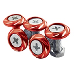 [RS-GRL-12010R] TORNILLO DECORATIVO ROJO UNIVERSAL