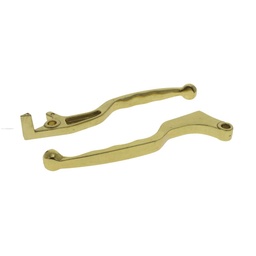 [1153-1049] JUEGO DE MANIJAS PROMOTO MOTOS DE TRAB CHINAS DORADO 150 CC