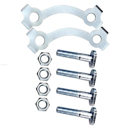 [1501-1014] BIRLO/TORNILLO ENGRANE TRASERO PROMOTO CON TUERCA (4 PIEZAS) TIPO OEM ITALIKA FT125 ROJA /FT150S/DT125/150