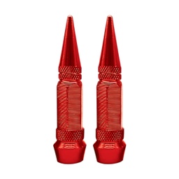 [RS-GRL-12040R] TAPON DECORATIVO PARA VALVULA EN FORMA DE PUNTA (ROJO)