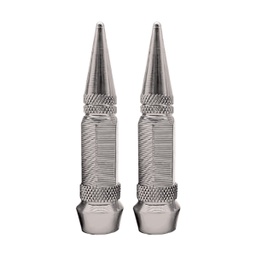 [RS-GRL-12040S] TAPON DECORATIVO PARA VALVULA EN FORMA DE PUNTA (PLATA)