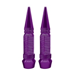 [RS-GRL-12040PR] TAPON DECORATIVO PARA VALVULA EN FORMA DE PUNTA (PÚRPURA)