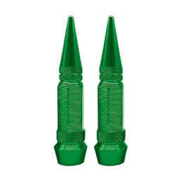 [RS-GRL-12040GN] TAPON DECORATIVO PARA VALVULA EN FORMA DE PUNTA (VERDE)